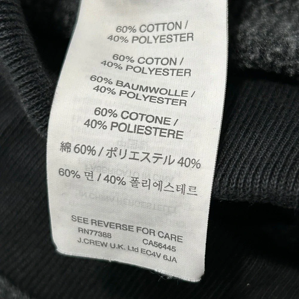 J. Crew Knit Goods‎ Slim Fit Jogger Pants Mens Size M Gray Cotton Polyester